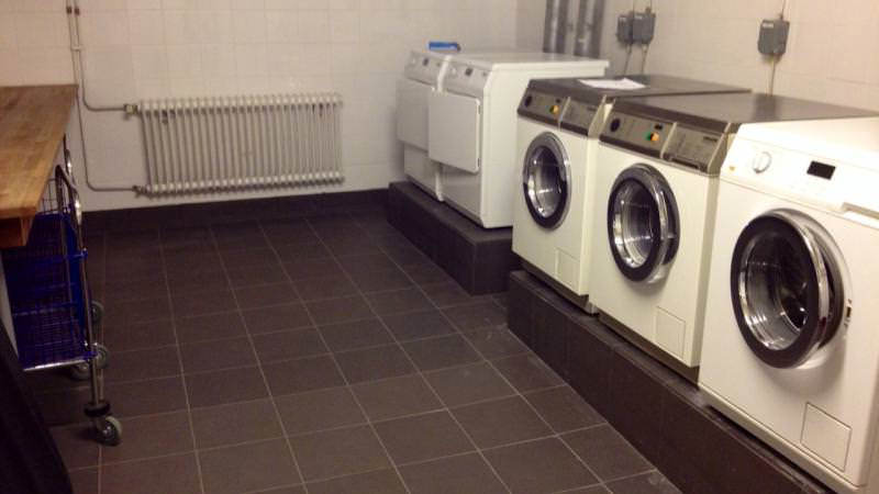 Nybyggd tvättstuga i källare. Älvsjö Örby Slott | Byggföretag Haninge