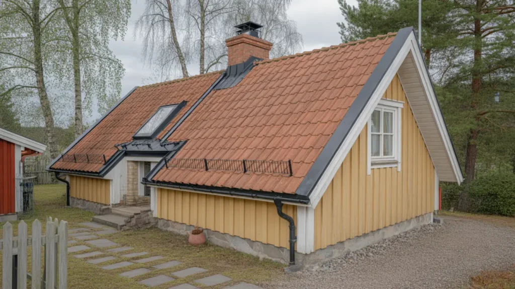 takoml ggning med ny takpapp l kt och pannor i jordbro haninge