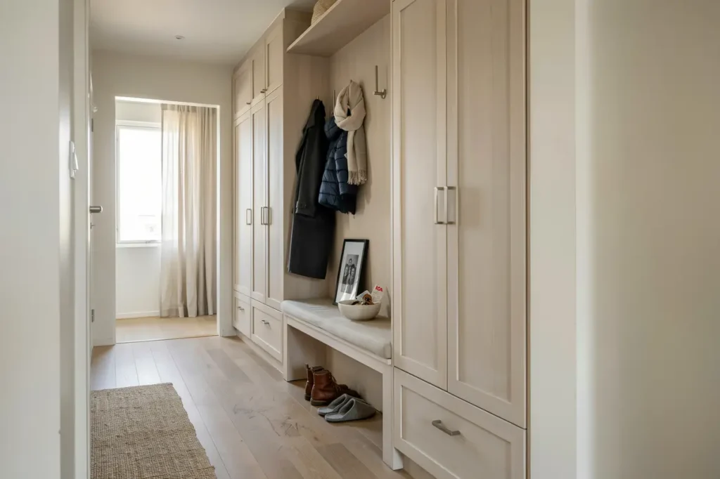 platsbyggd f rvaring och hallrenovering i villa i vendels
